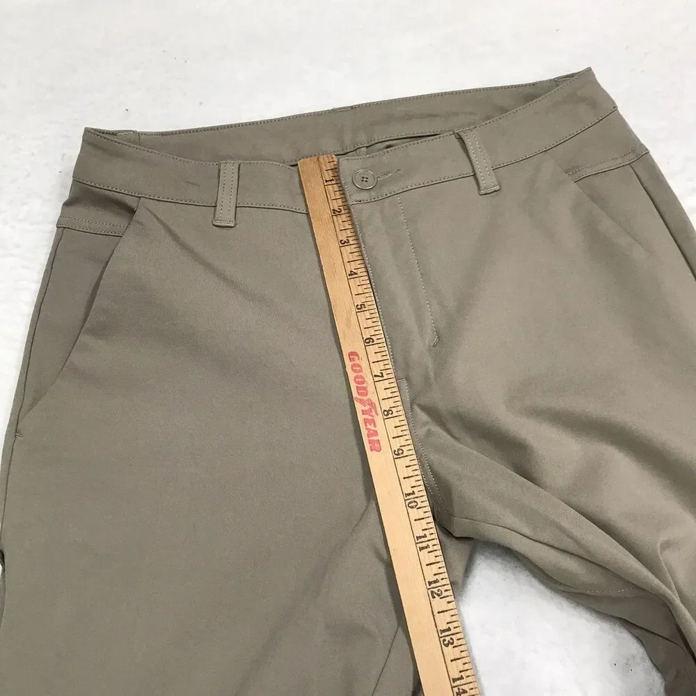 BYLT Everyday Pant 2.0 Men 32x30 Beige Premium Basic Slim Stretch Casual Chino